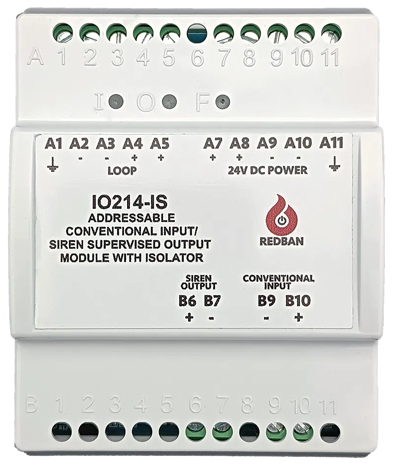 IO214-I / IO214-I-IS Adresli Konvansiyonel Giriş Denetlenebilir Siren Kontrol Modülü